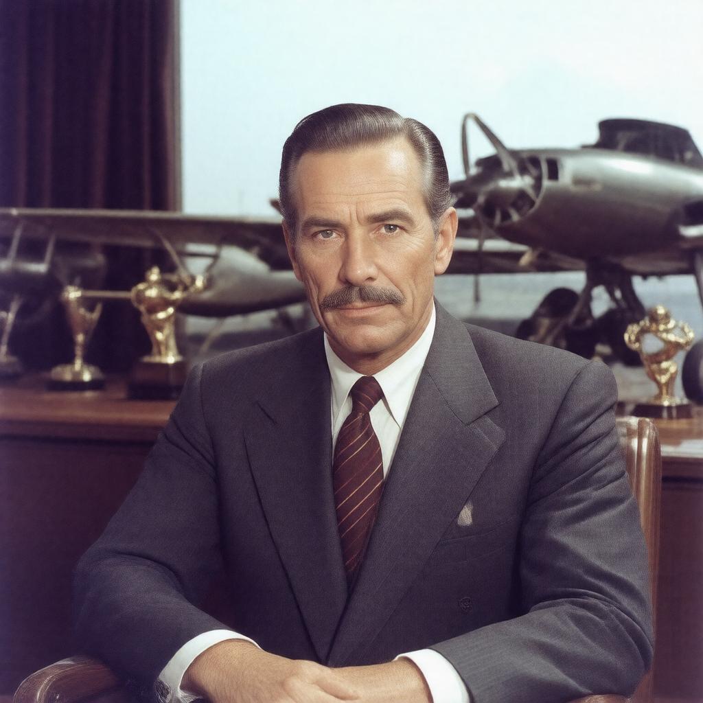 AI-created image of Howard Hughes
