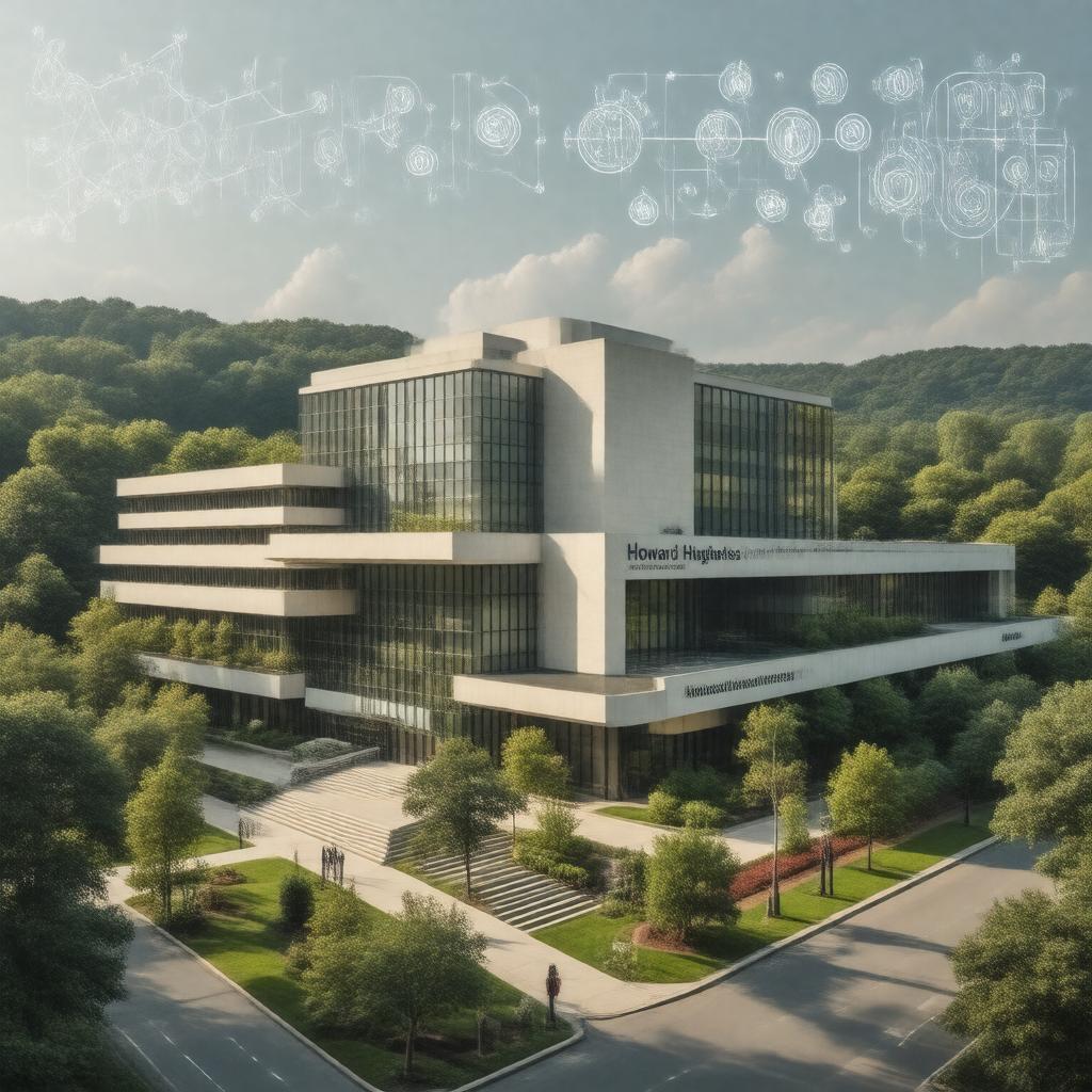 AI-created image of Howard Hughes Medical Institute