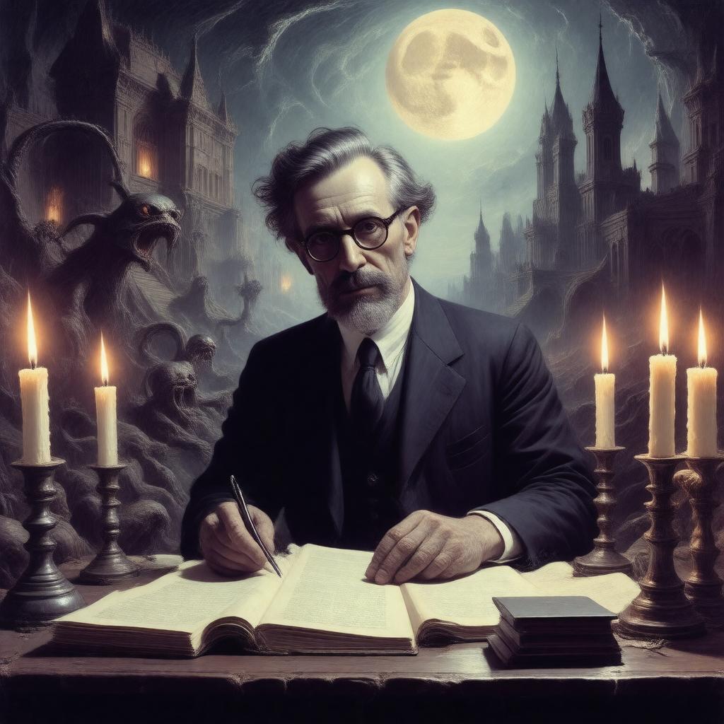 AI-created image of Howard Phillips Lovecraft