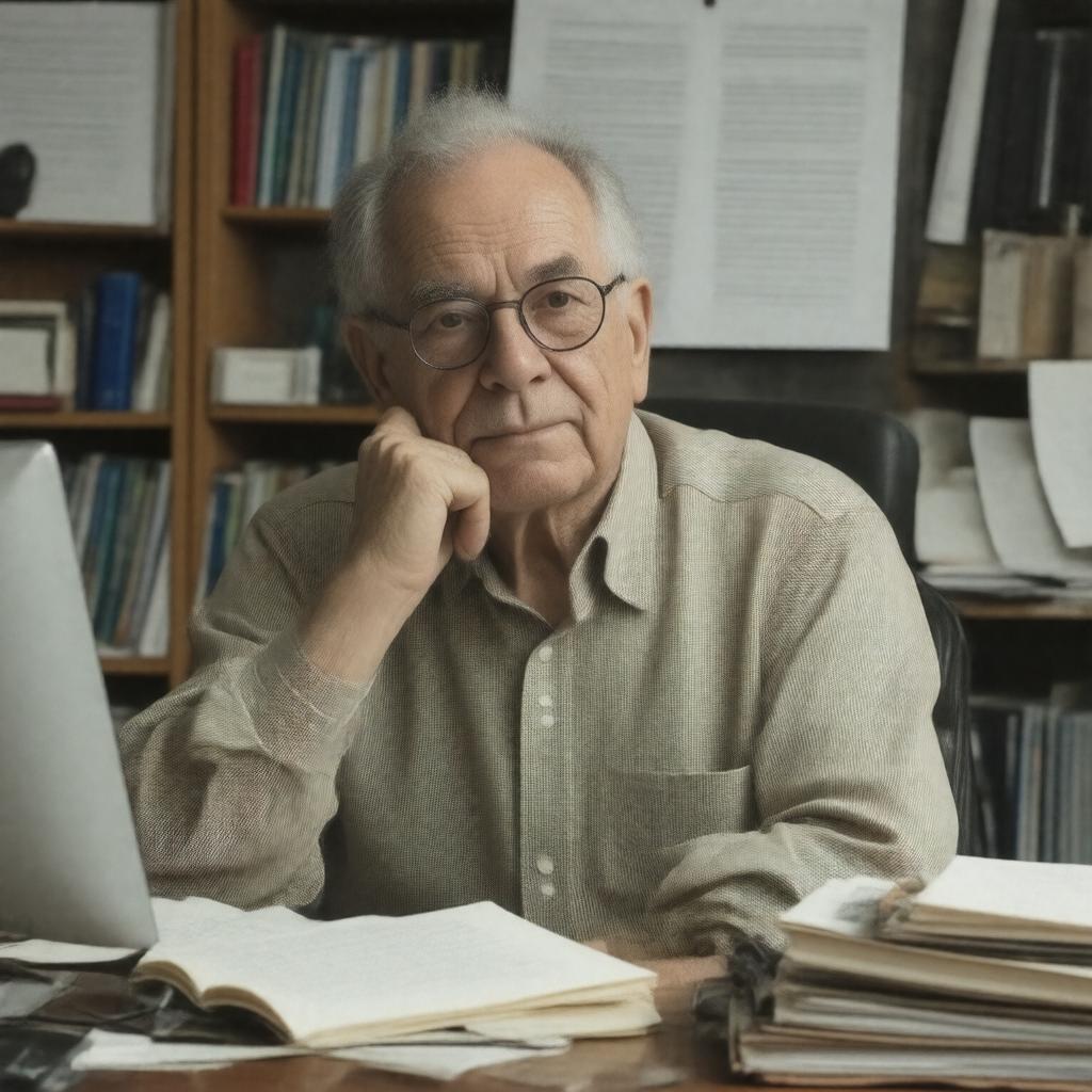 AI-created image of Howard Rheingold
