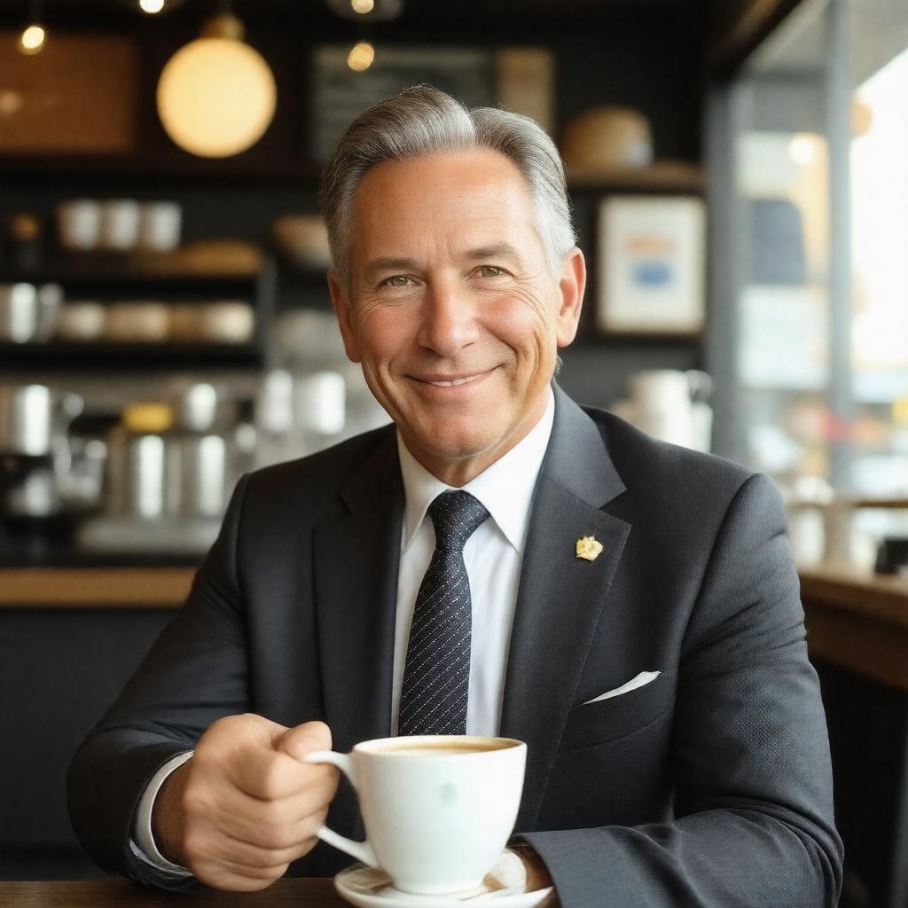 AI-created image of Howard Schultz