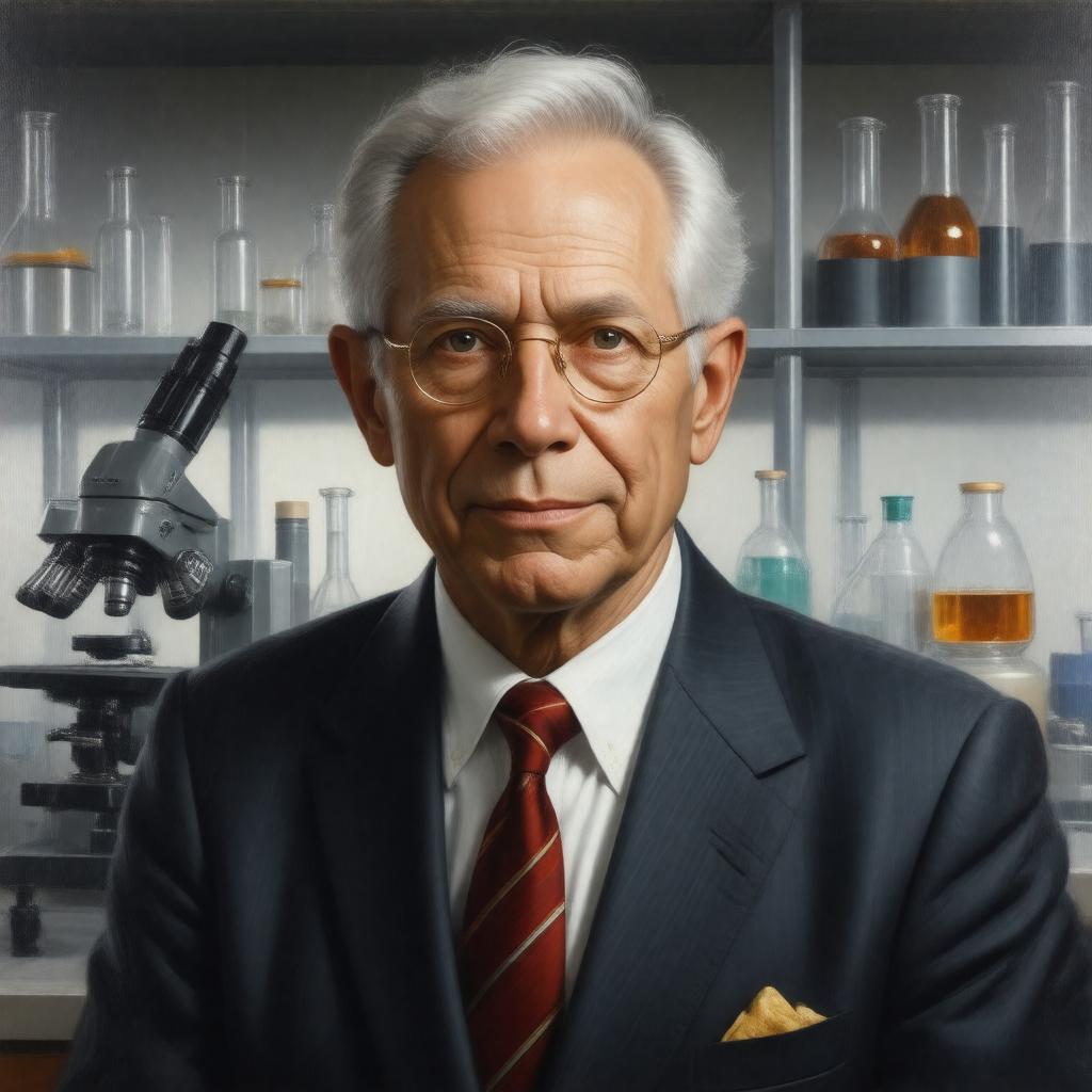 AI-created image of Howard Temin