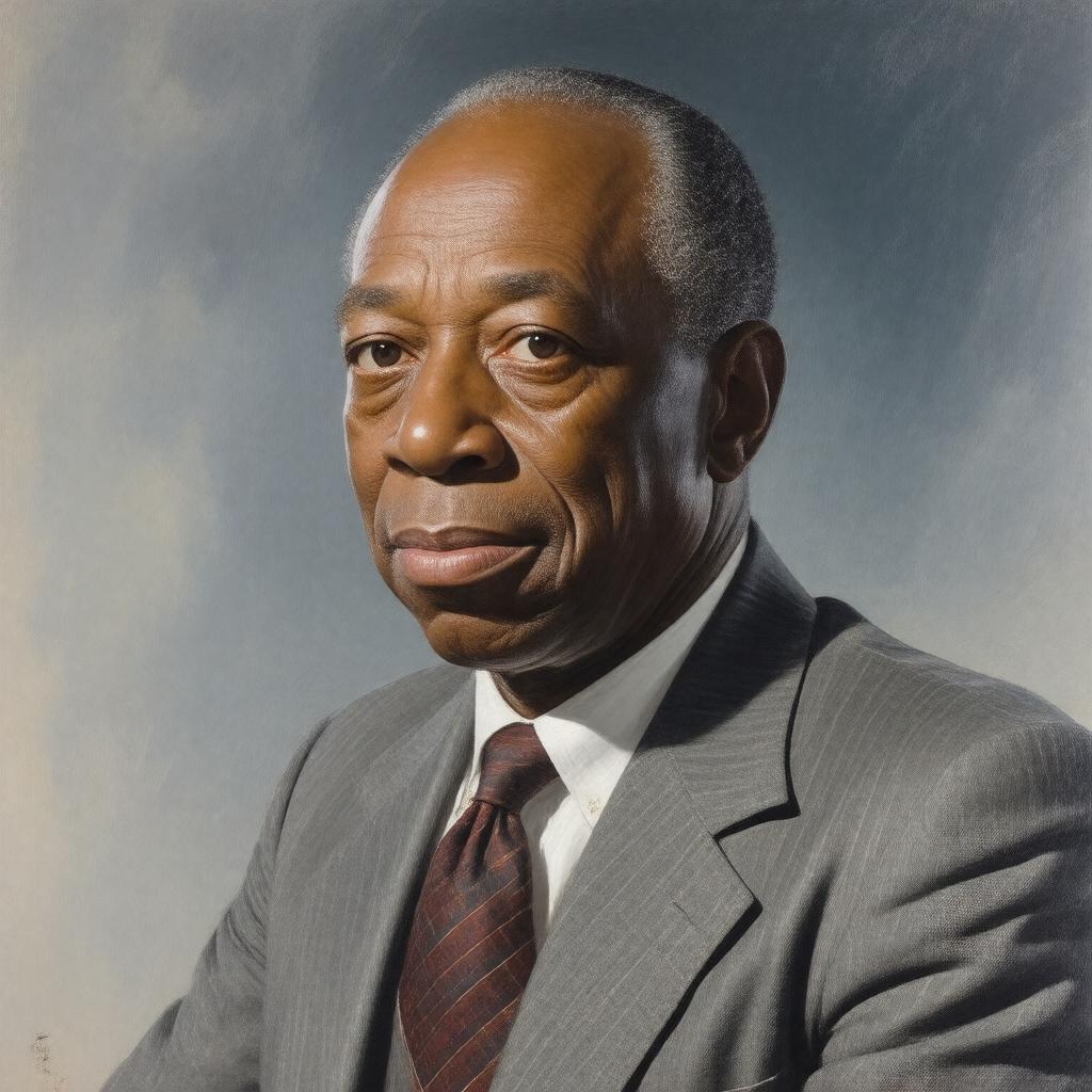AI-created image of Howard Thurman