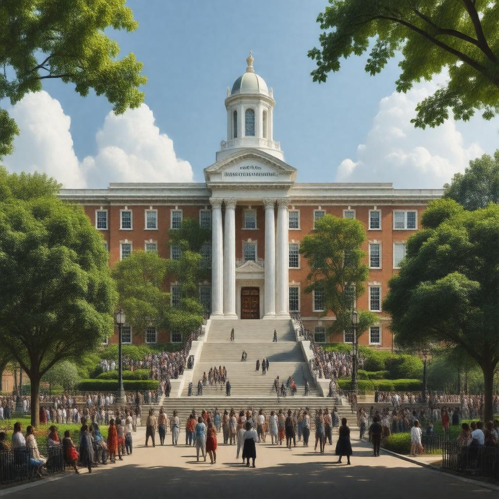 Click to view larger image AI-created image of Howard University College of Arts and Sciences