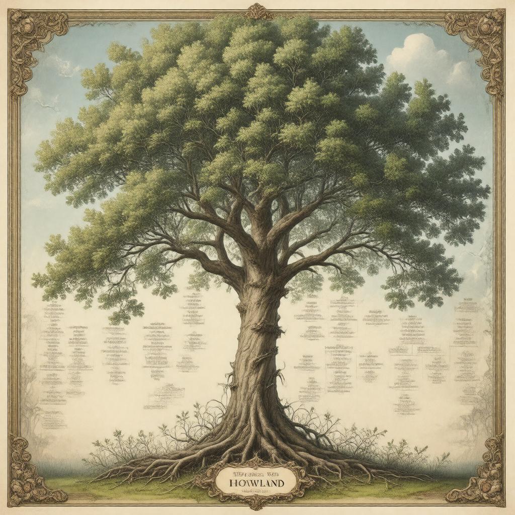 AI-created image of Howland family