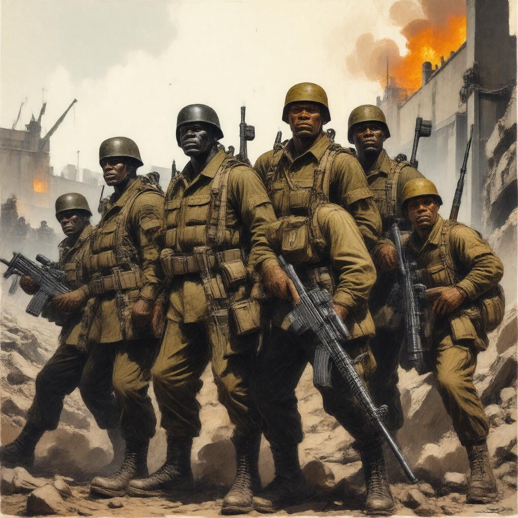 AI-created image of Howling Commandos
