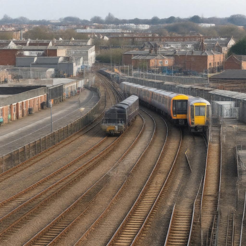 AI-created image of Hoxton Sidings