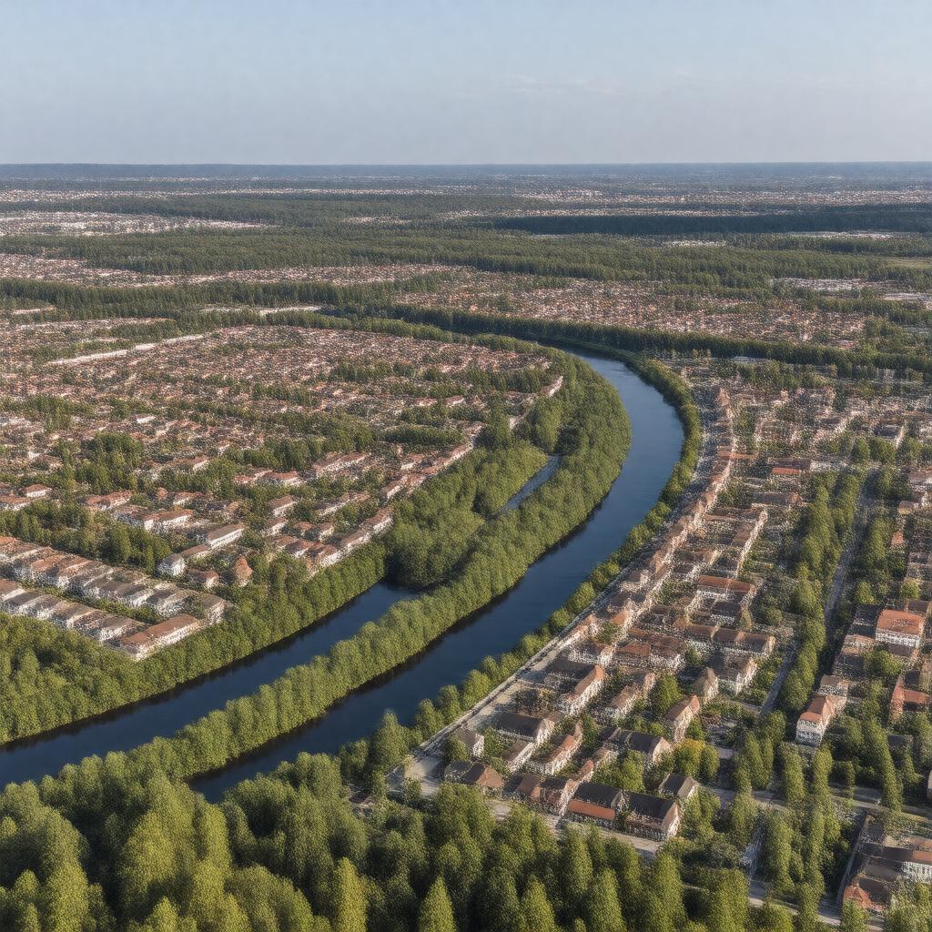 AI-created image of Hoyerswerda