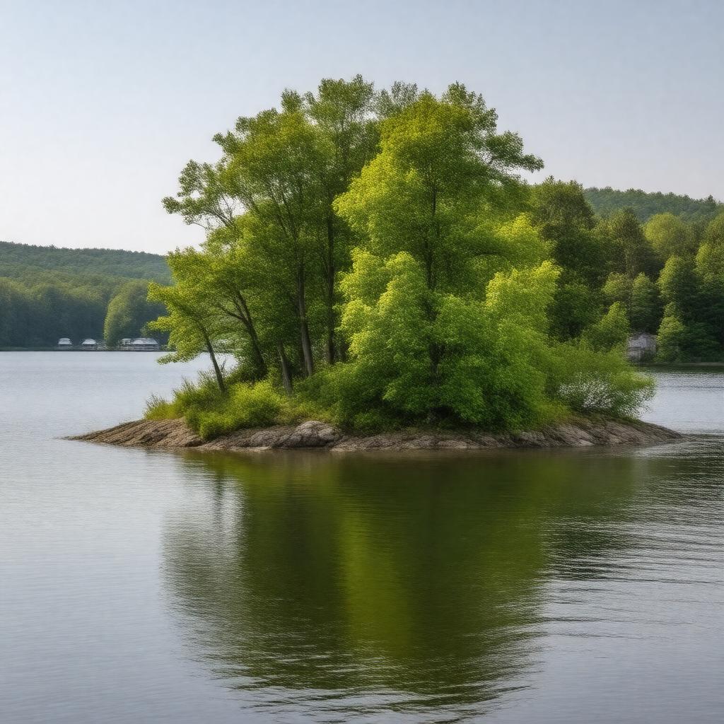 AI-created image of Hoyt Island