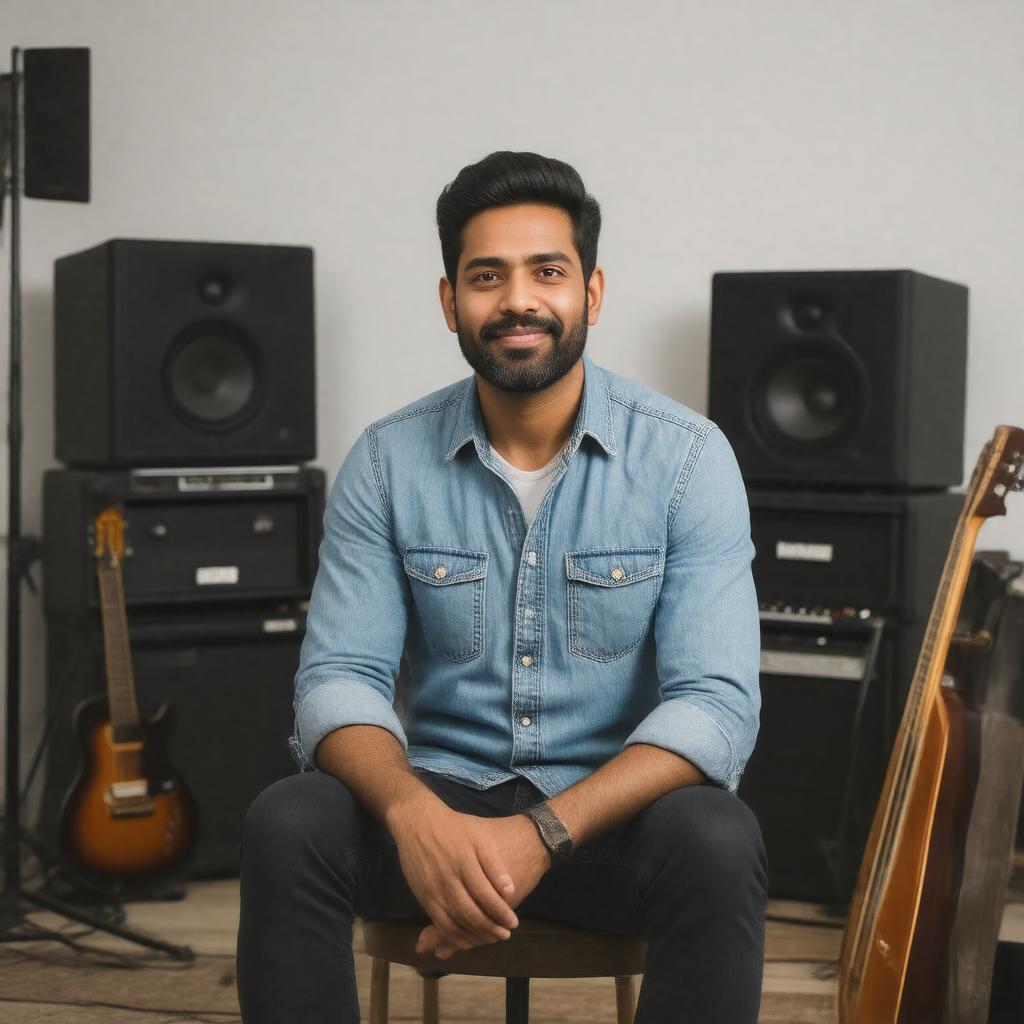 AI-created image of Hrishikesh Hirway