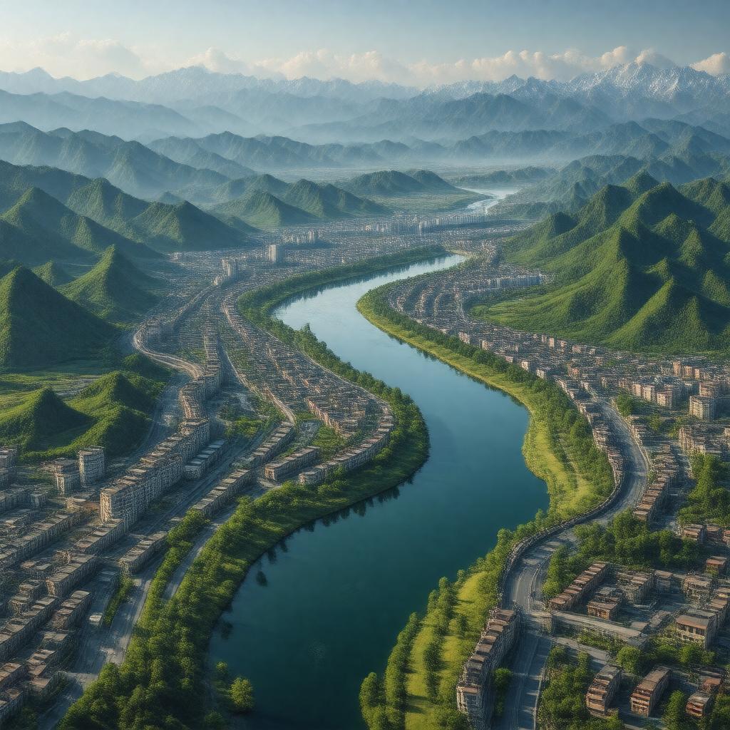 AI-created image of Huairou District