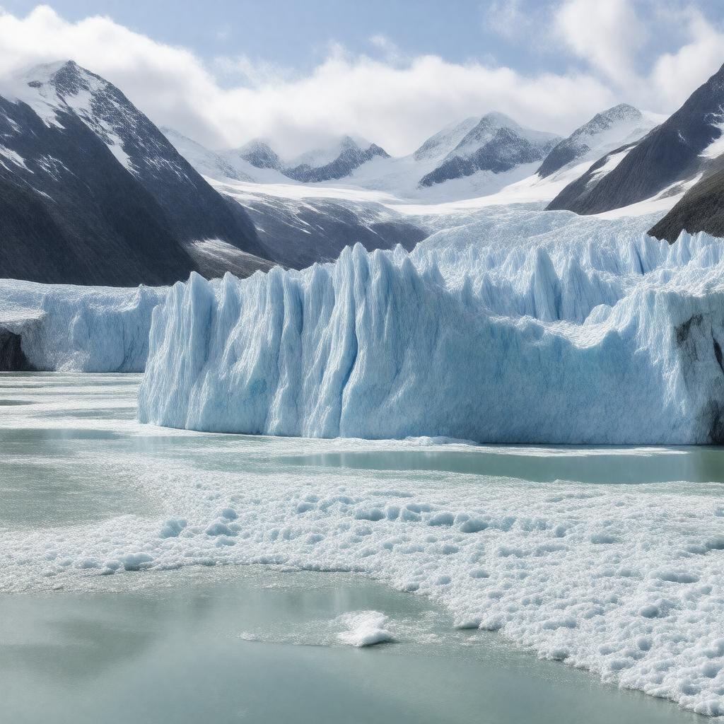 AI-created image of Hubbard Glacier