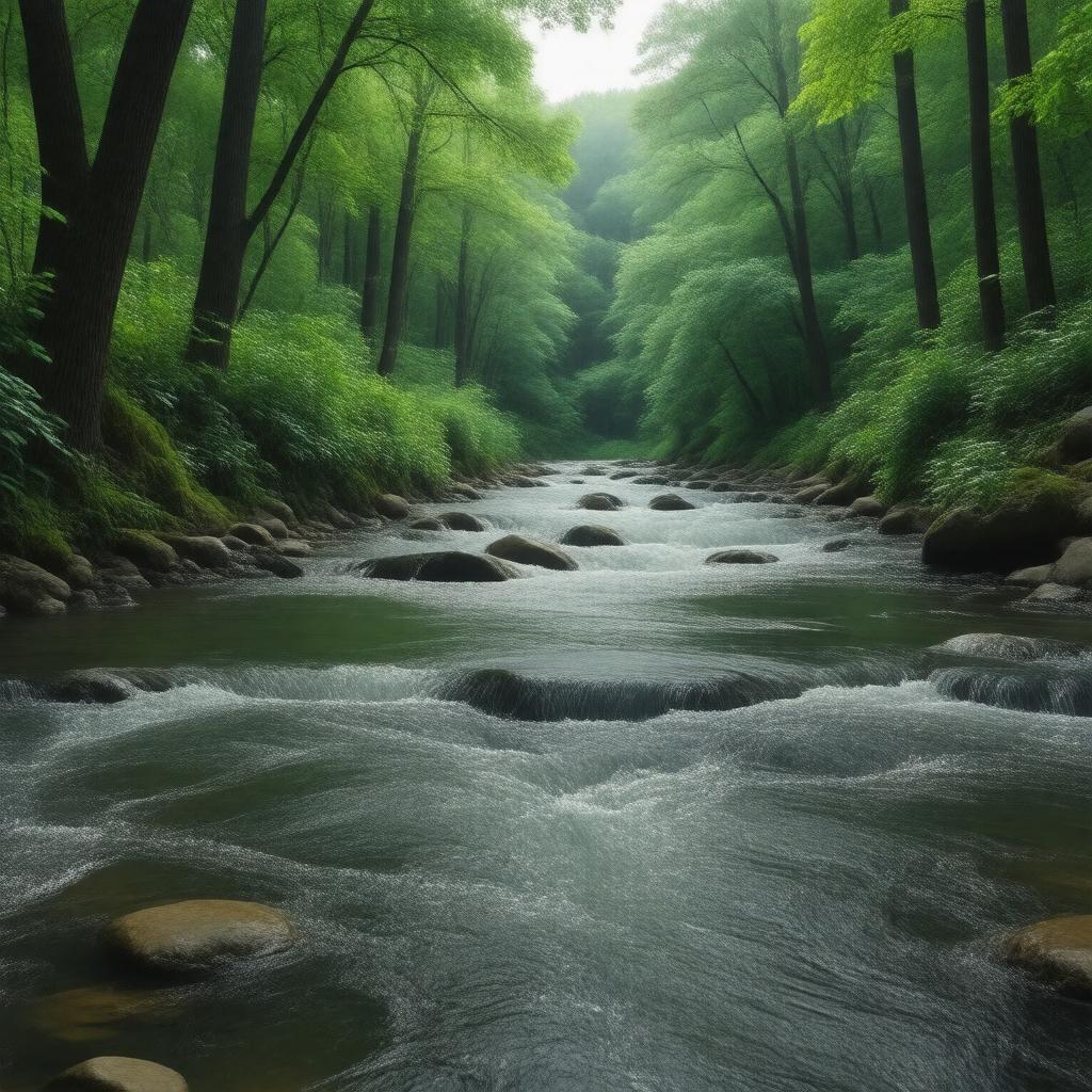 AI-created image of Hubbard River