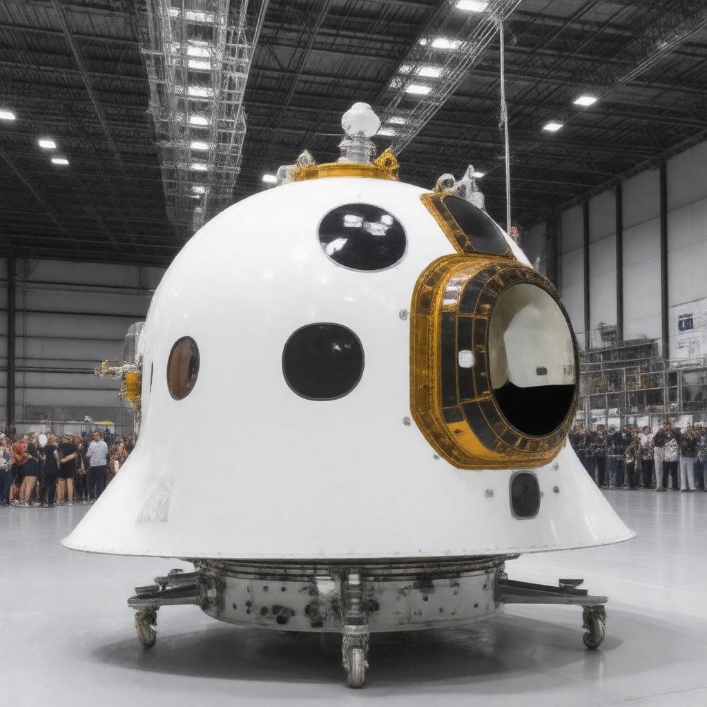 AI-created image of Hubble Space Telescope test vehicle