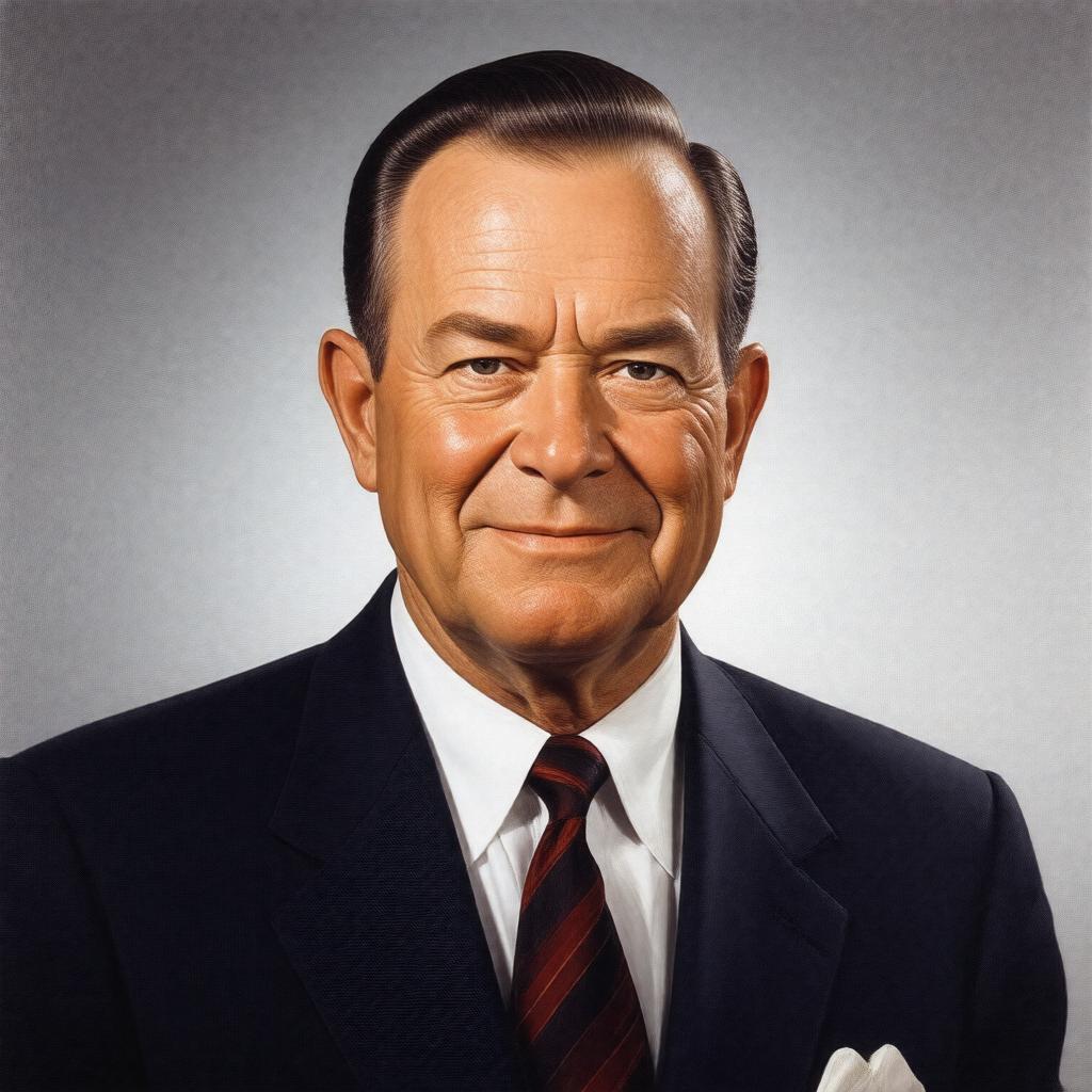 AI-created image of Hubert Humphrey