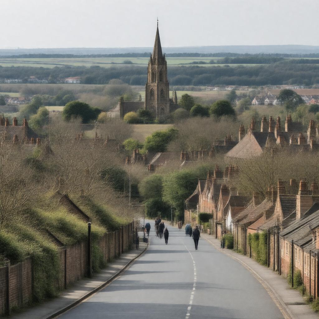 Click to view larger image AI-created image of Hucknall