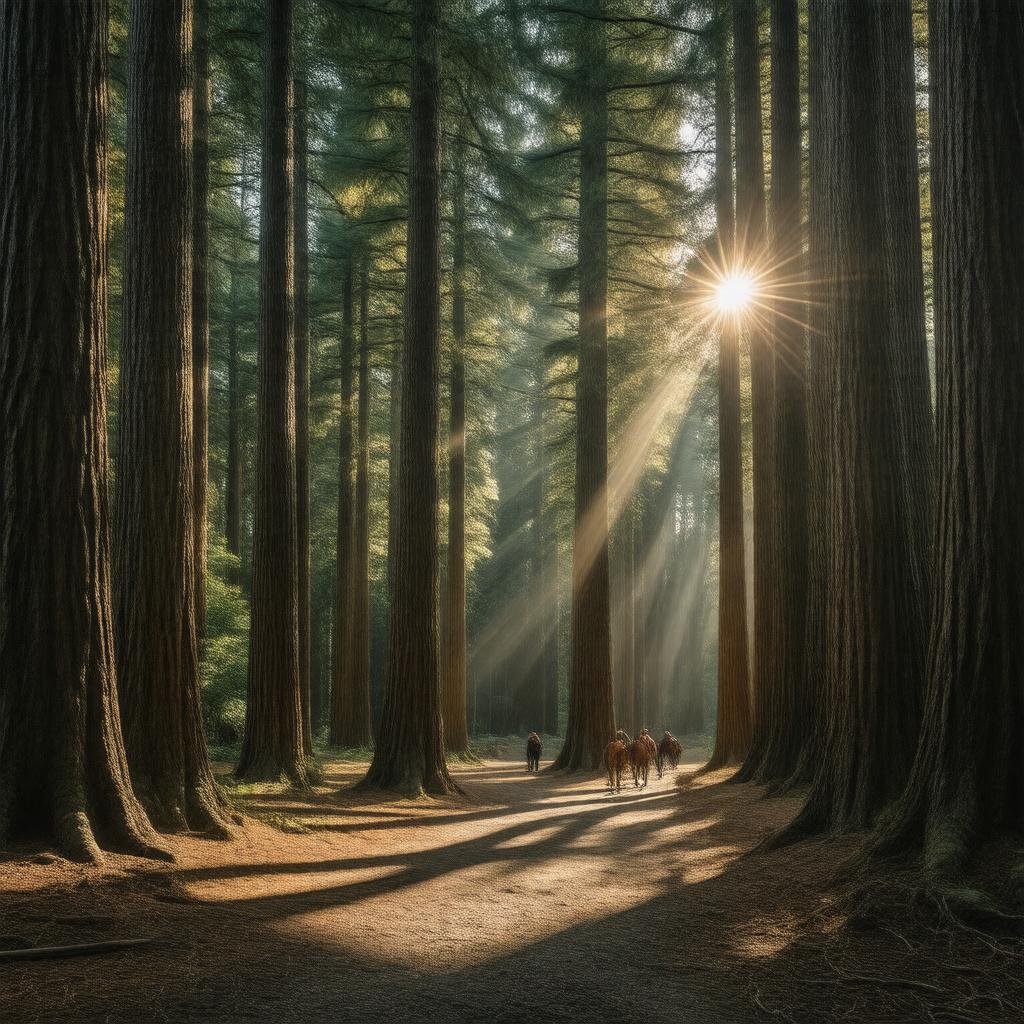 AI-created image of Huddart Park