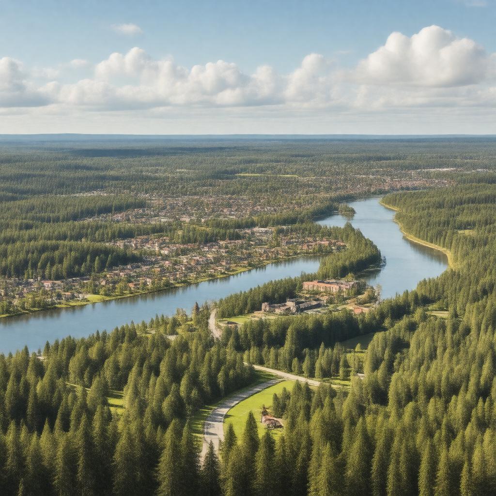 AI-created image of Huddinge