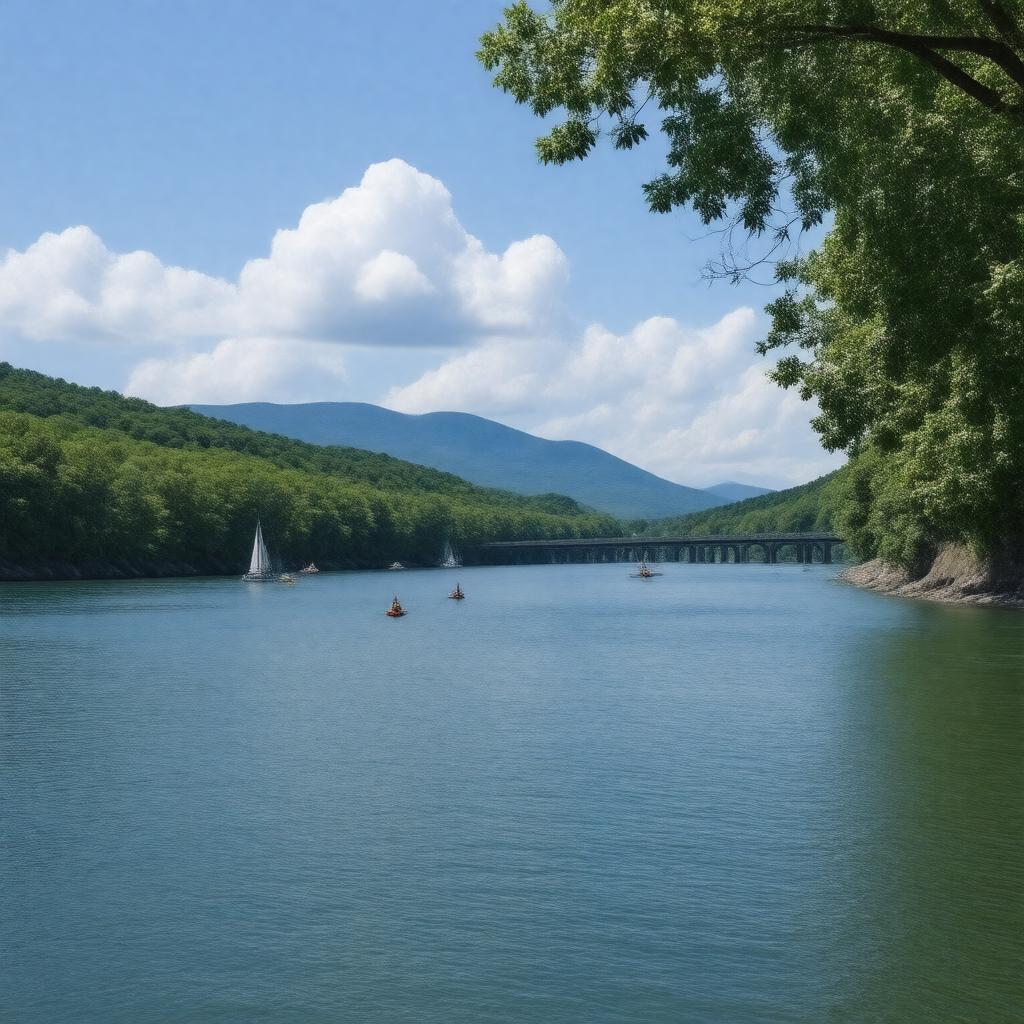 AI-created image of Hudson River