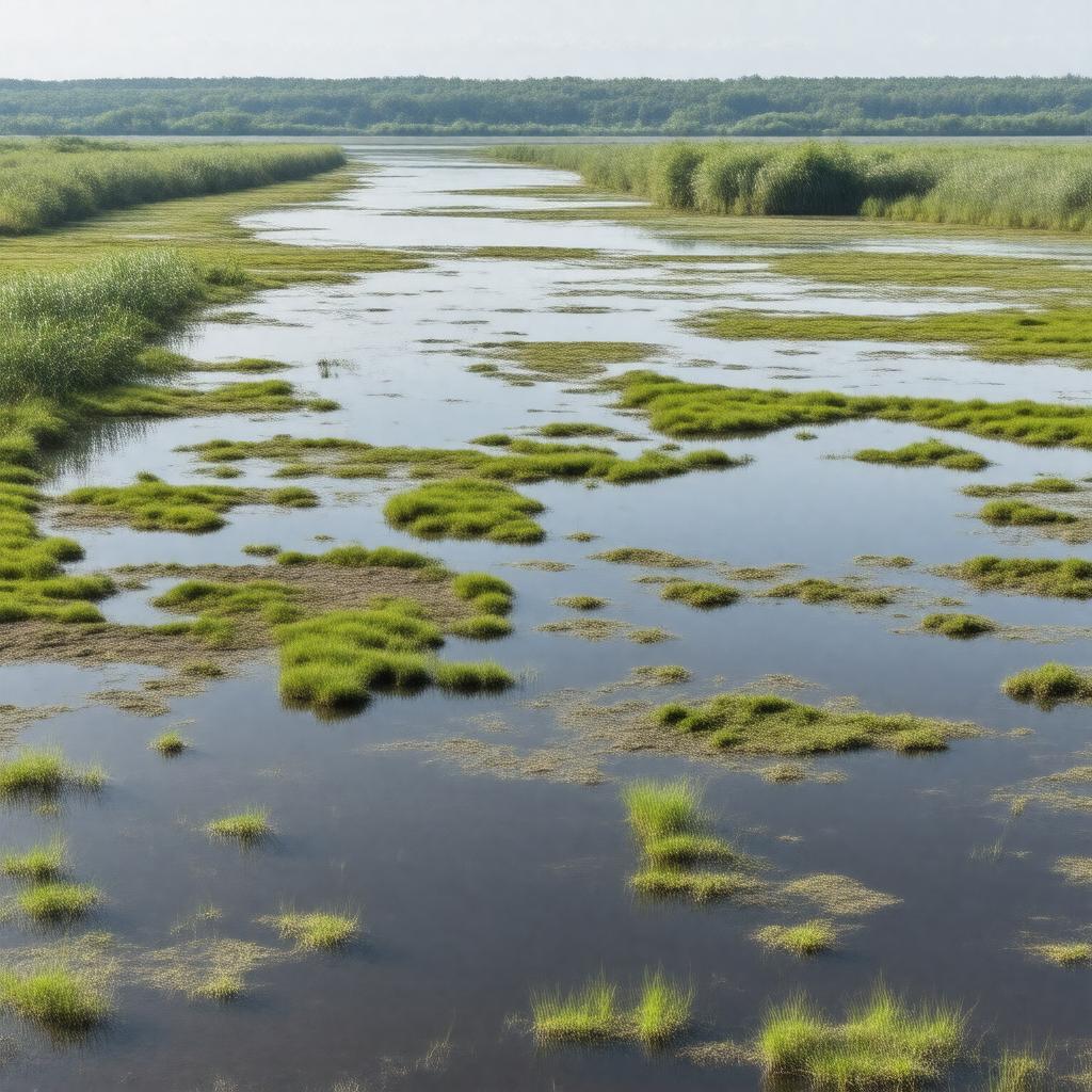 AI-created image of Hudson River National Estuarine Research Reserve