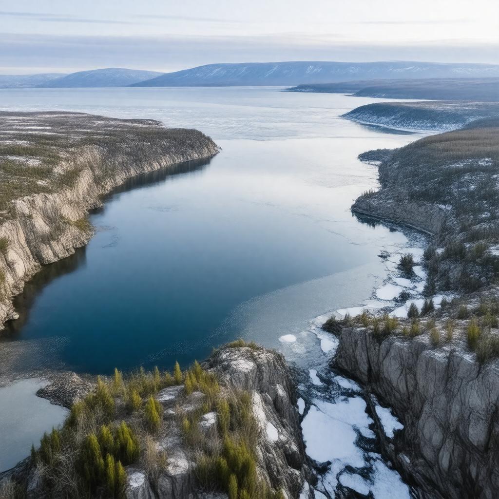 AI-created image of Hudson Strait