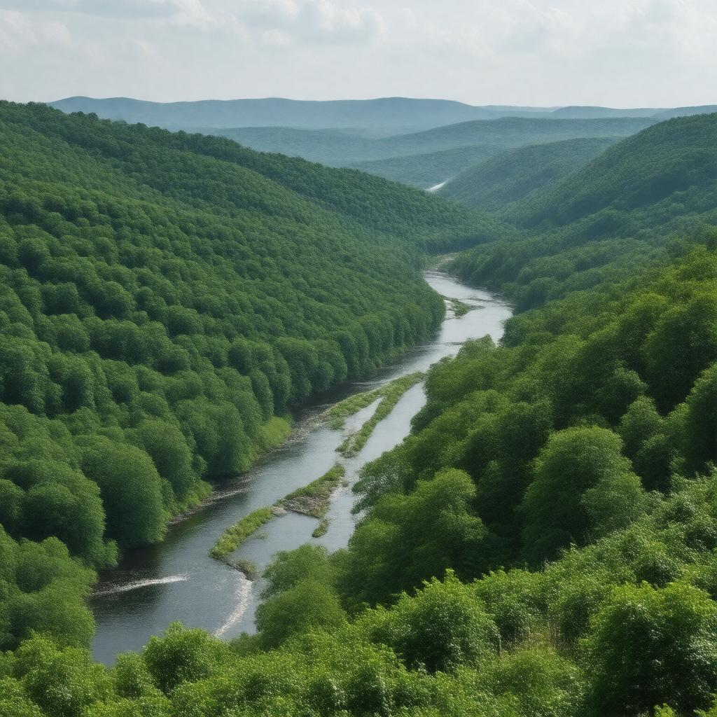 AI-created image of Hudson Valley