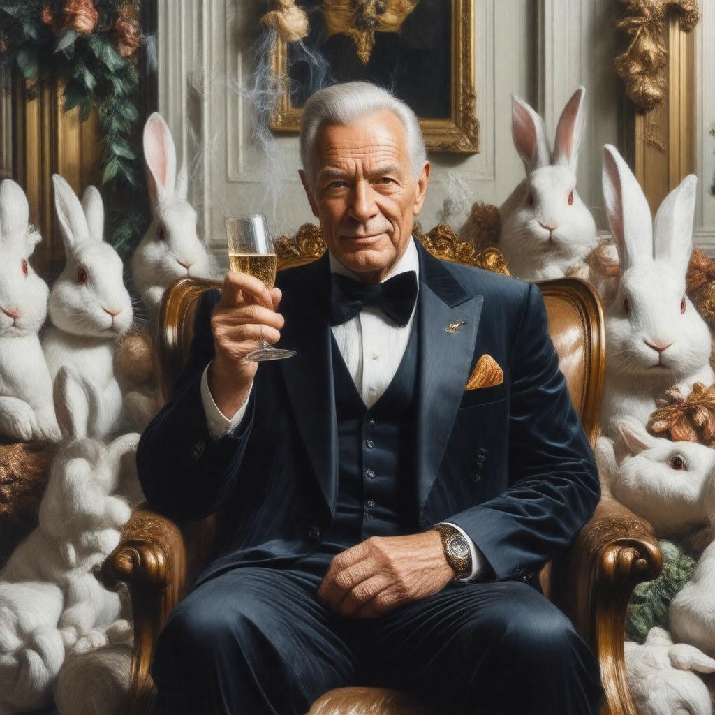 AI-created image of Hugh Hefner
