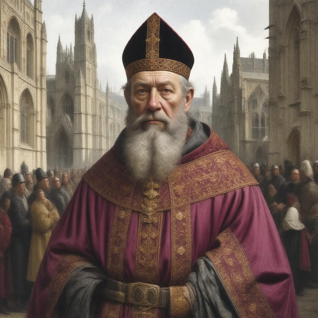 AI-created image of Hugh de Balsham