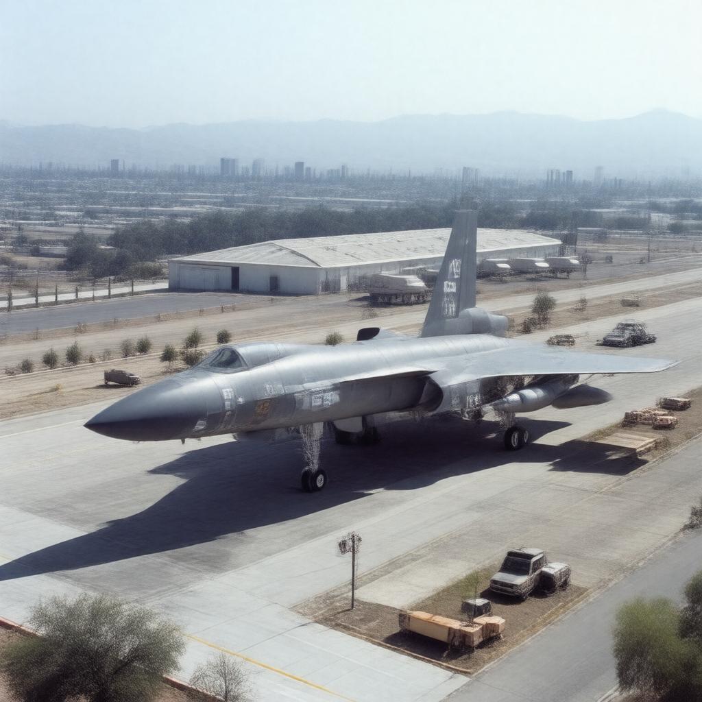 AI-created image of Hughes Aircraft (defense business)