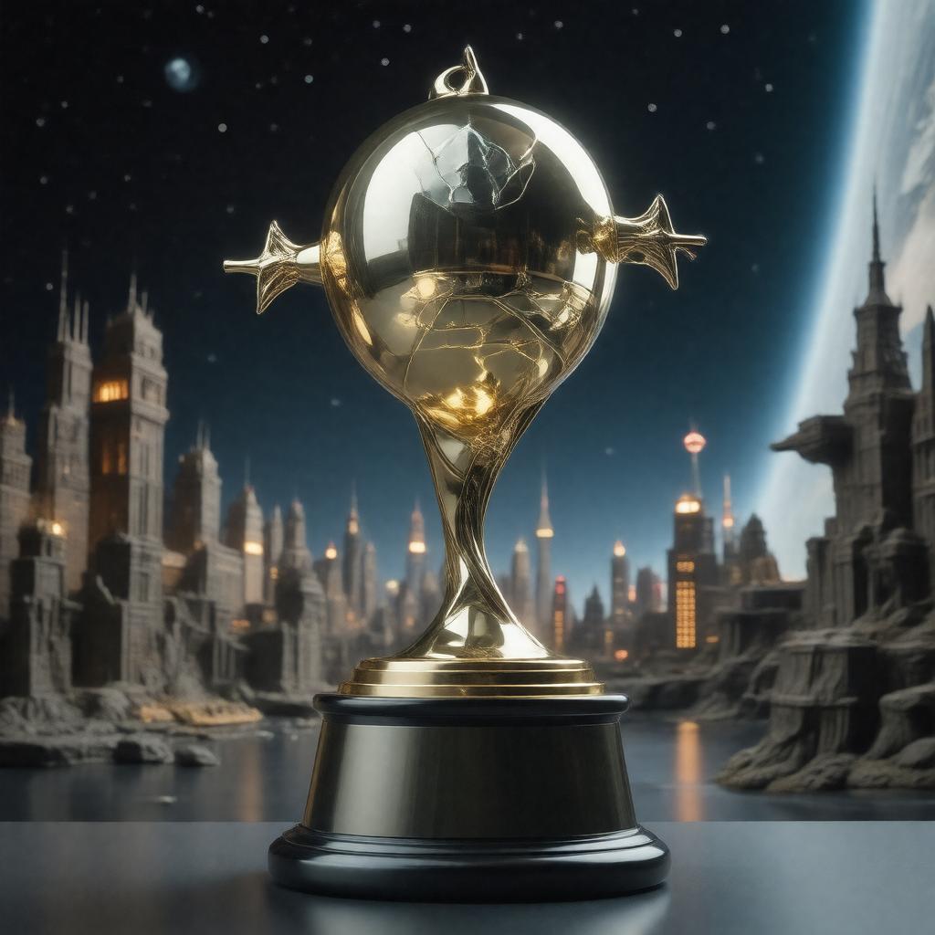 AI-created image of Hugo Award for Best Dramatic Presentation (Ghostbusters)