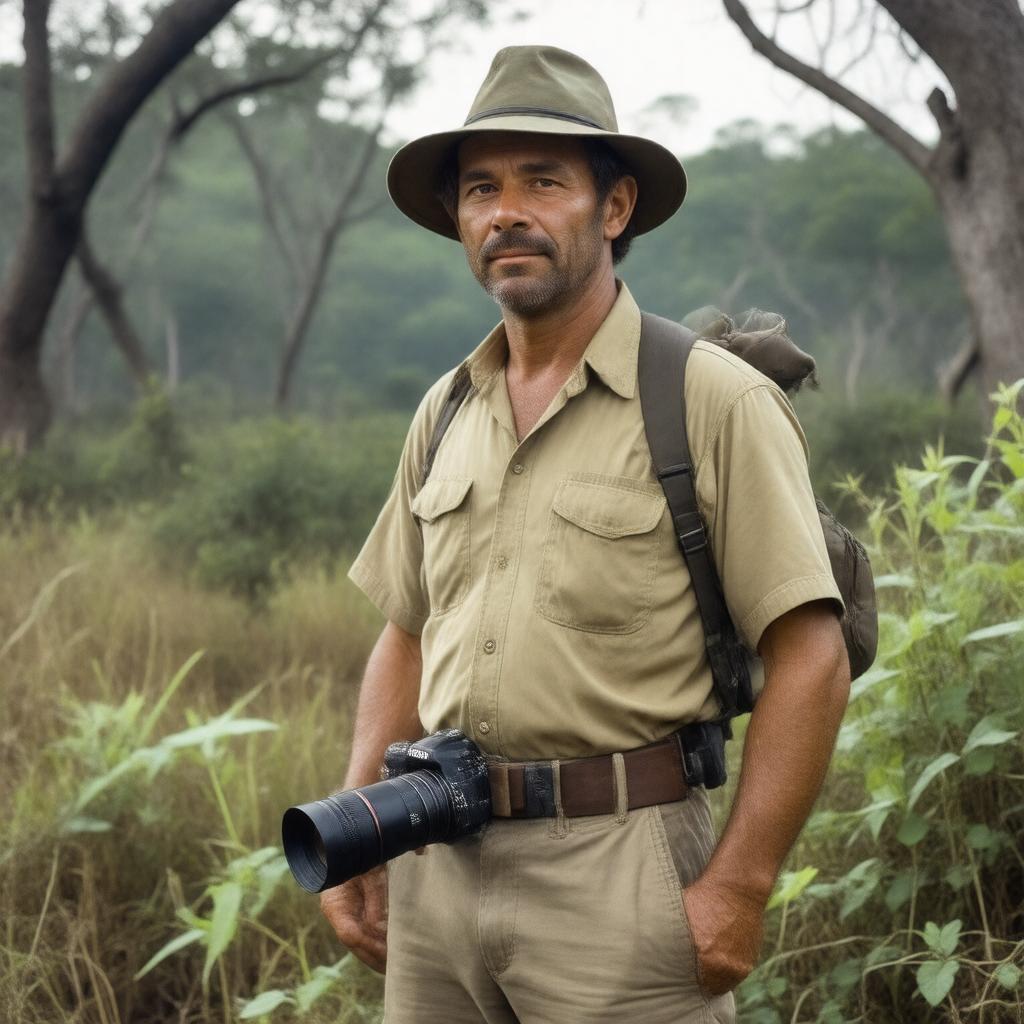 AI-created image of Hugo Eric Louis van Lawick