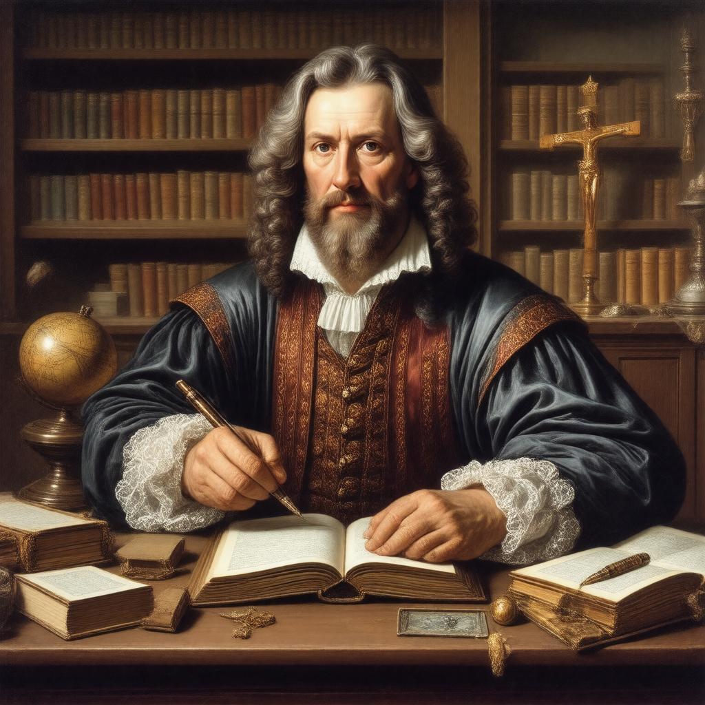 AI-created image of Hugo Grotius