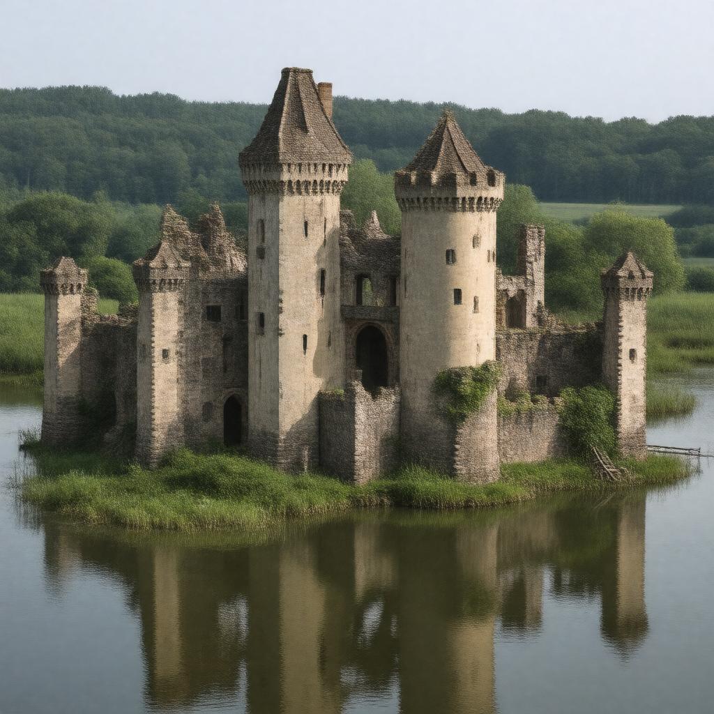 AI-created image of Huis te Riviere