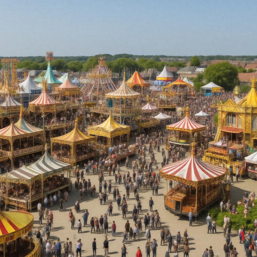 Click to view larger image AI-created image of Hull Fair