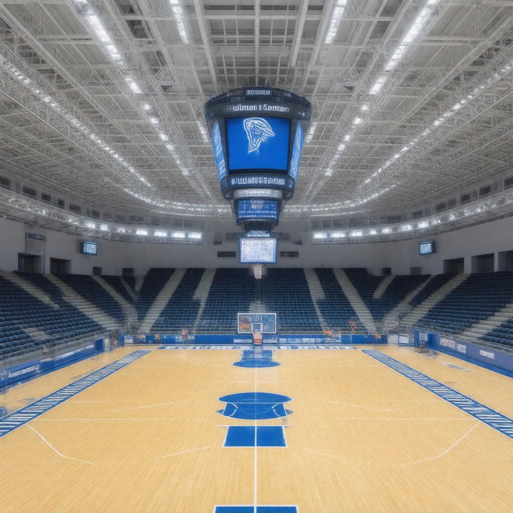 Click to view larger image AI-created image of Hulman Center
