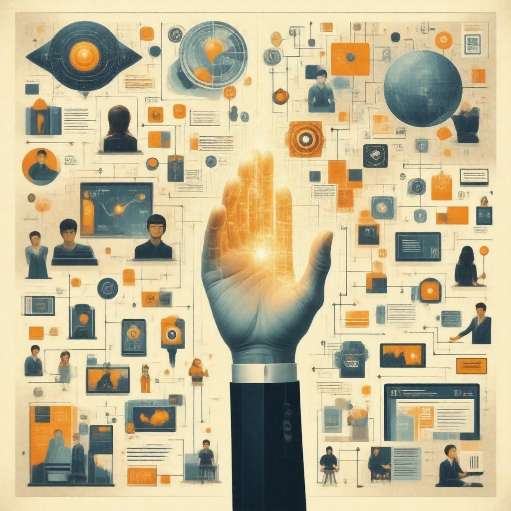 Click to view larger image AI-created image of Human-Computer Interaction