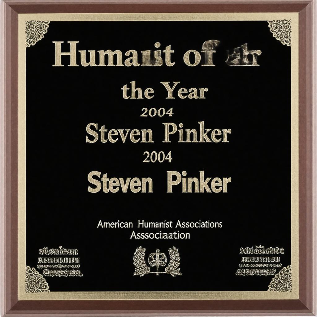 Click to view larger image AI-created image of Humanist of the Year (2004)