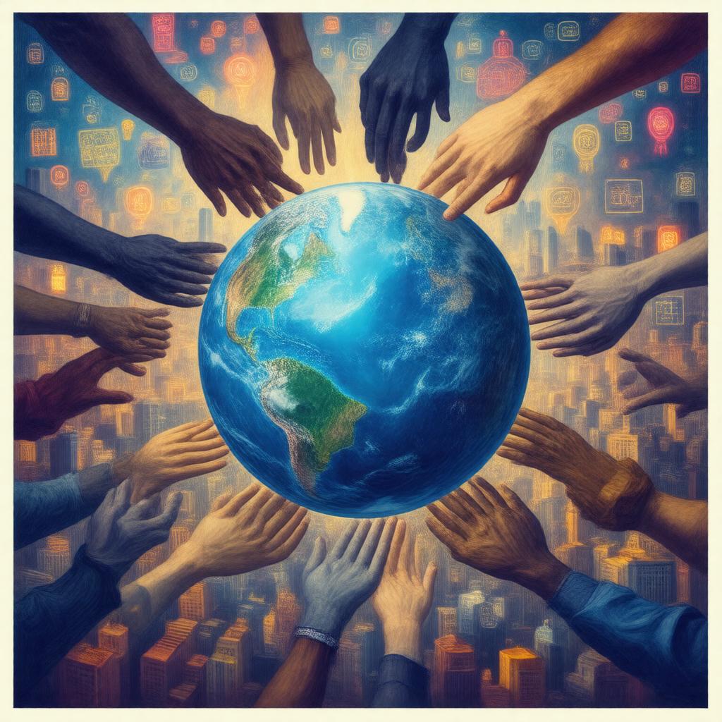 Click to view larger image AI-created image of Humanity United