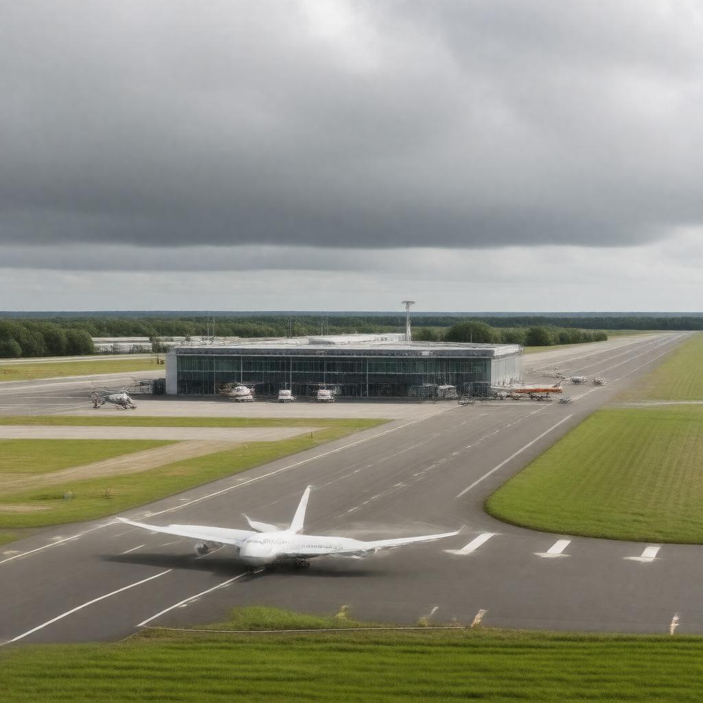 AI-created image of Humberside Airport