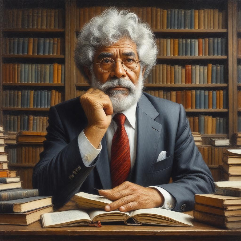 AI-created image of Humberto Maturana