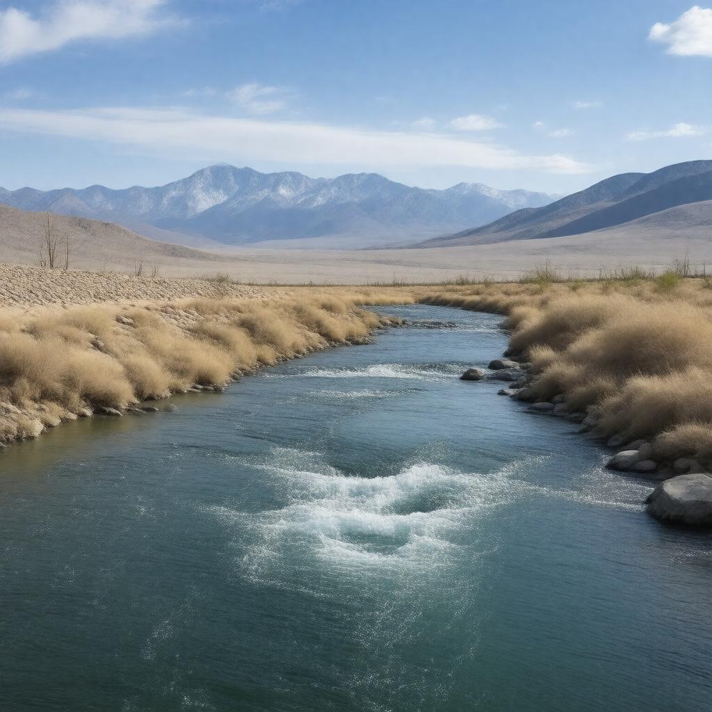 AI-created image of Humboldt River