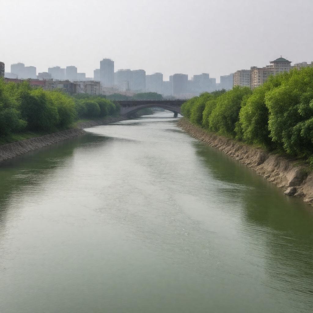 AI-created image of Hun River