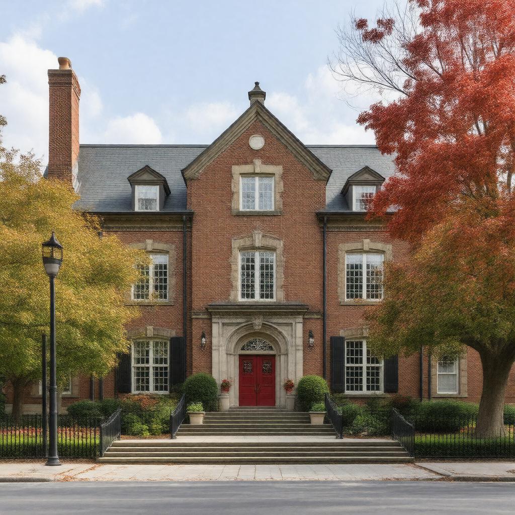 Click to view larger image AI-created image of Hun School of Princeton