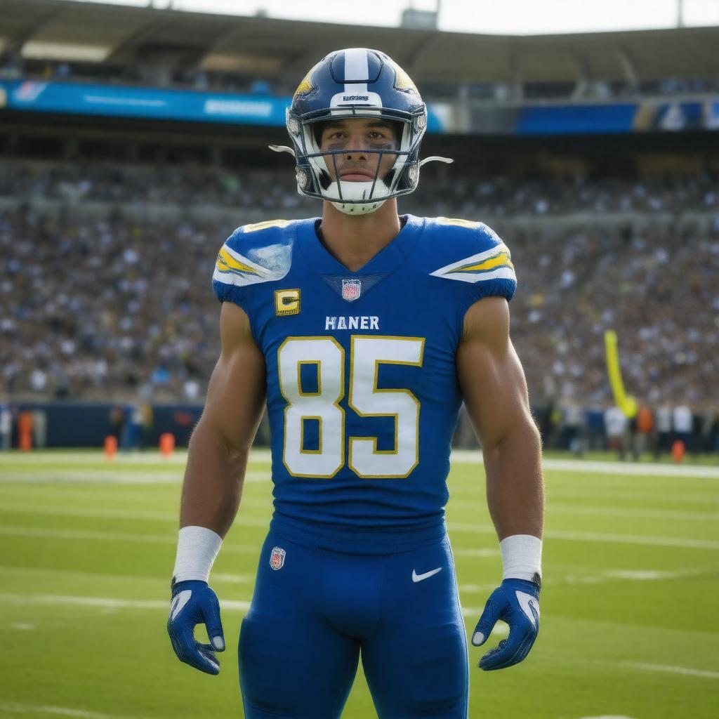 AI-created image of Hunter Henry