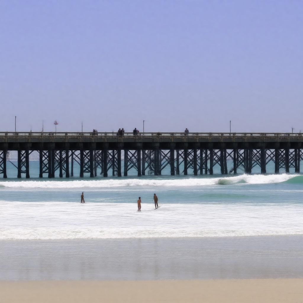 AI-created image of Huntington Beach, California, United States