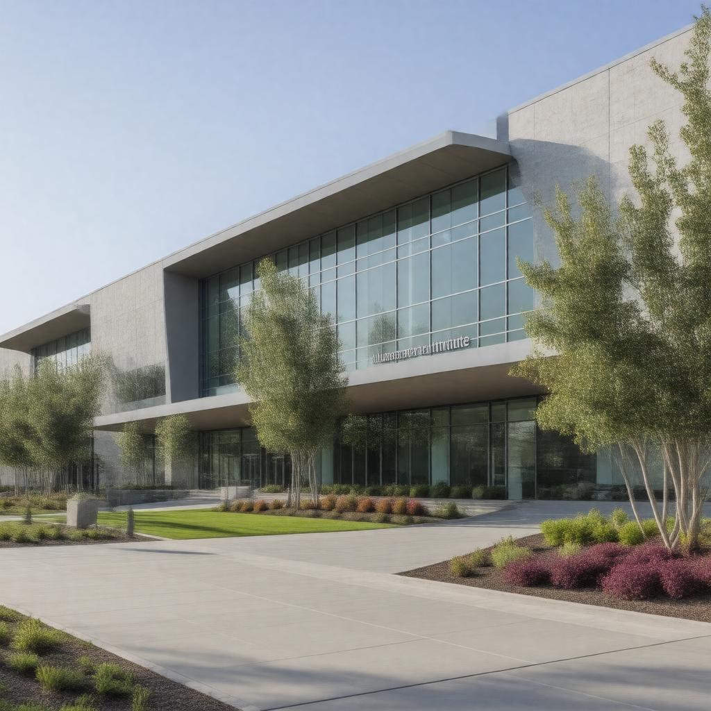 Click to view larger image AI-created image of Huntsman Cancer Institute
