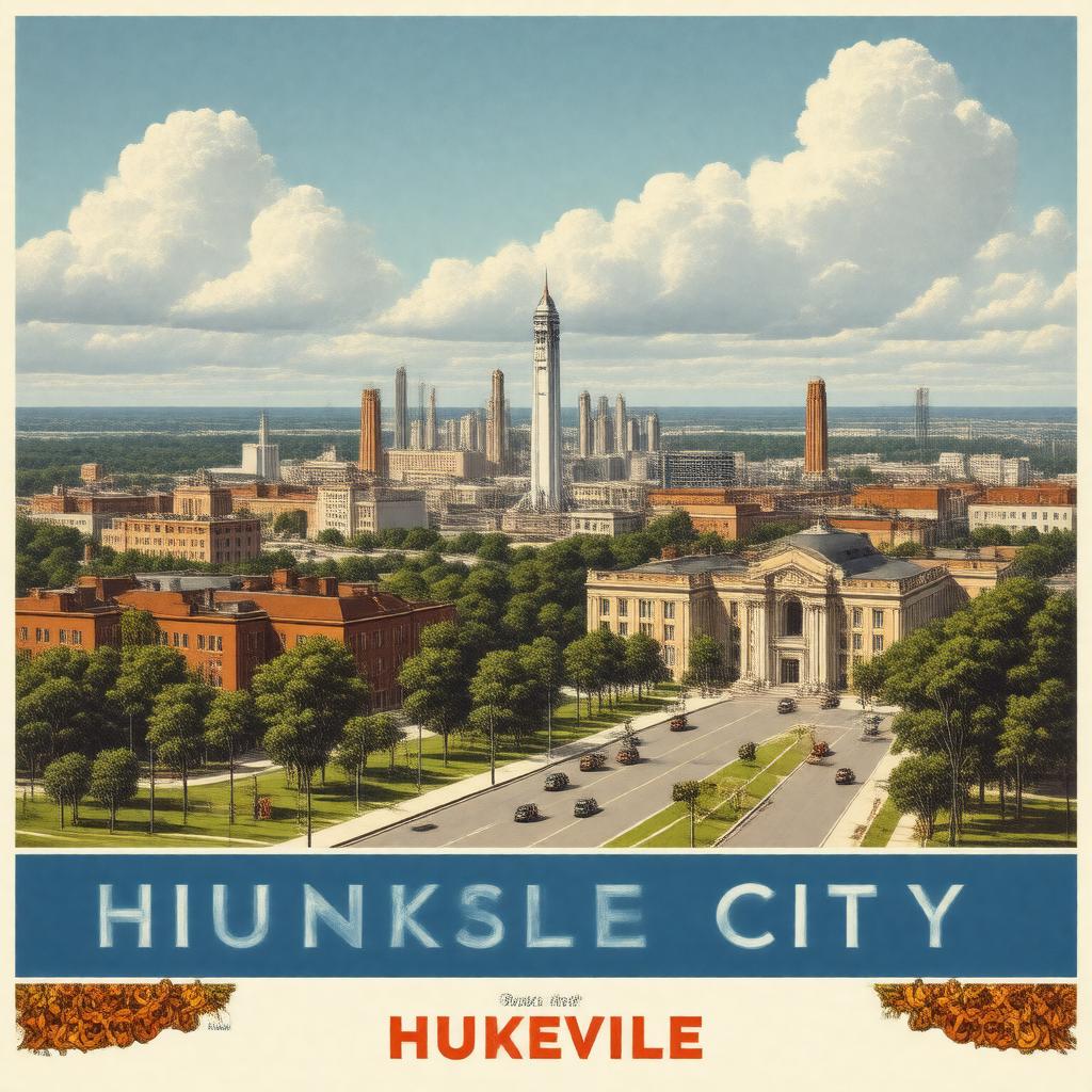 AI-created image of Huntsville, Alabama