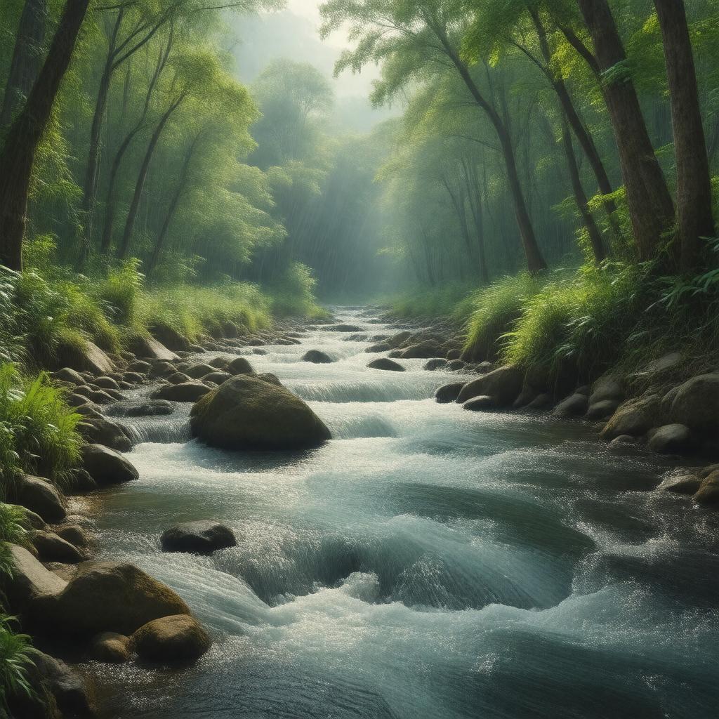 AI-created image of Hurricane Creek