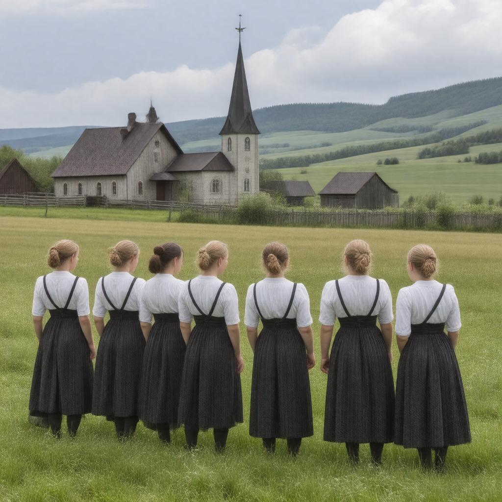 AI-created image of Hutterite German