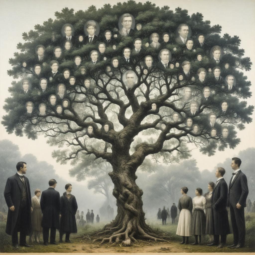 AI-created image of Huxley family